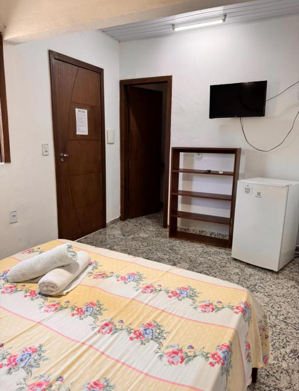 Postel nebo postele na pokoji v ubytování Pousada Arraial dos Sonhos