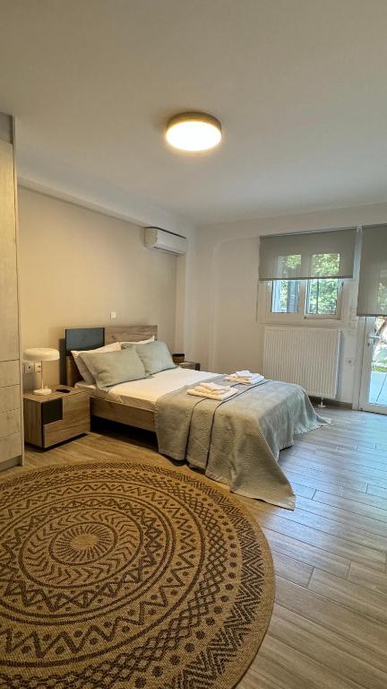 Postel nebo postele na pokoji v ubytování Sweet home
