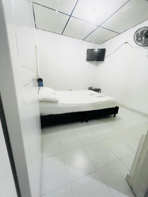 TV a/nebo společenská místnost v ubytování Hotel el capricho