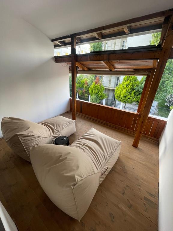 Posezení v ubytování Ladi Rooms