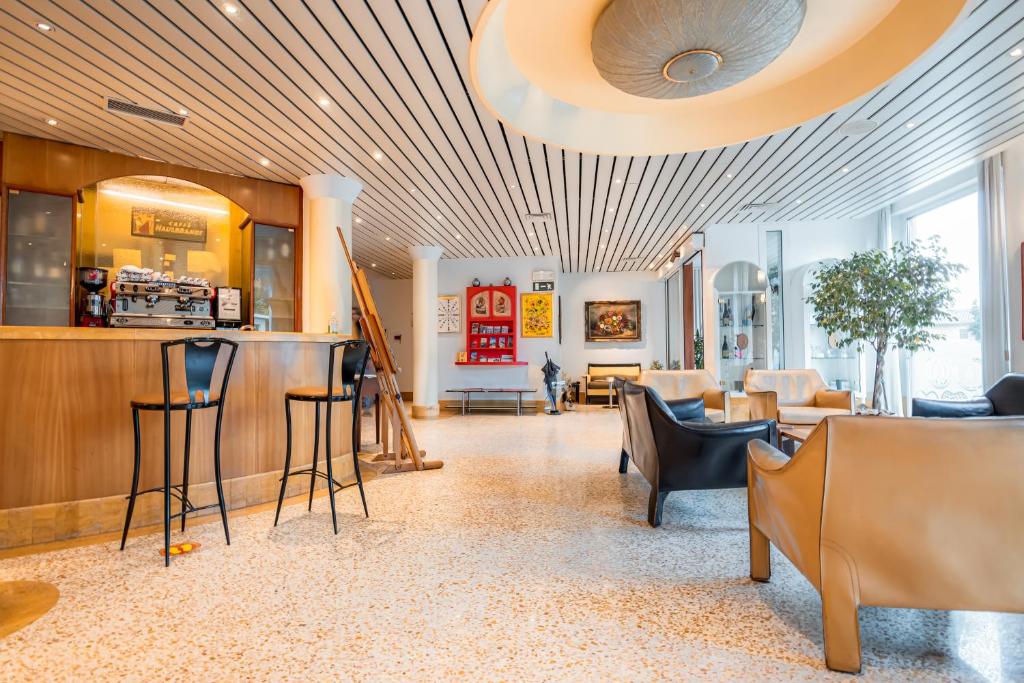 Kuchyň nebo kuchyňský kout v ubytování Hotel Della Porta