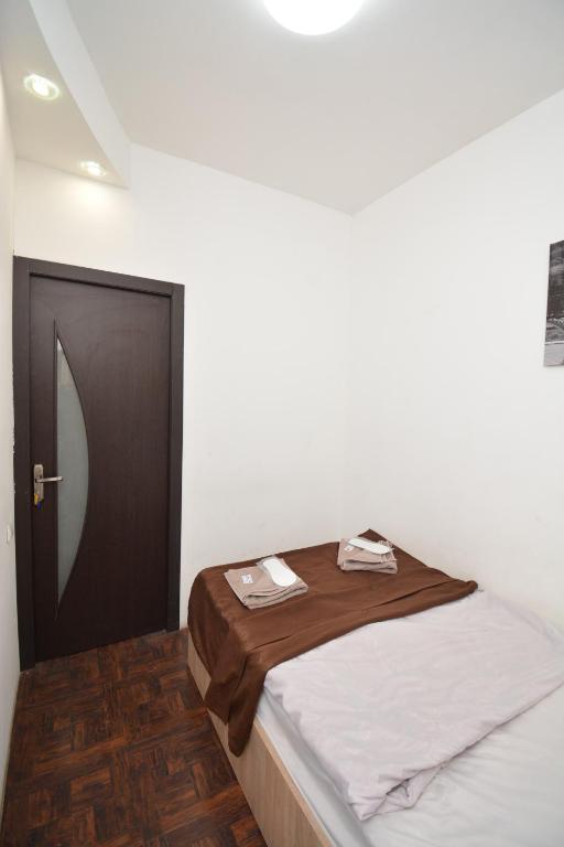 Postel nebo postele na pokoji v ubytování hotel Pushkin