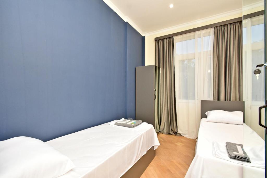 Postel nebo postele na pokoji v ubytování Tumanyan guest house