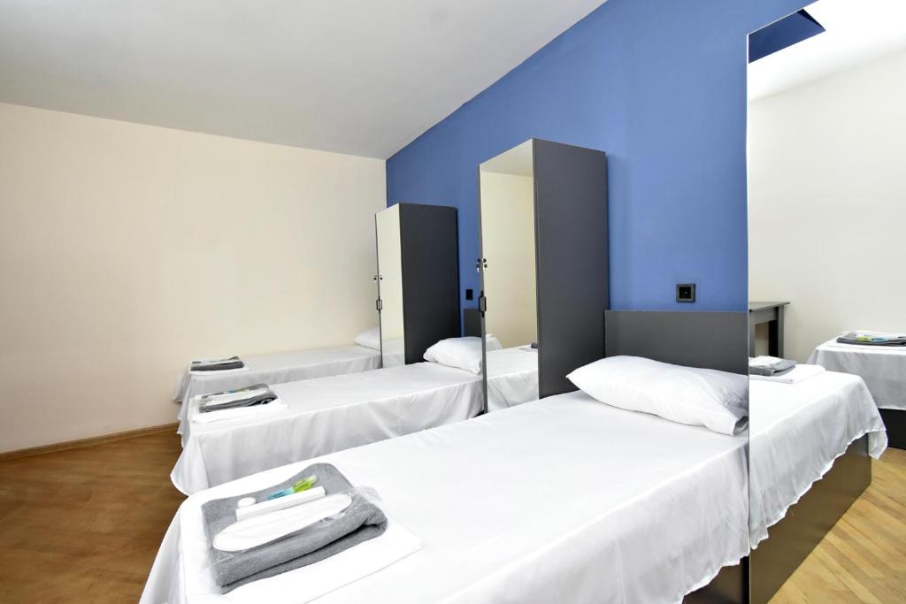 Postel nebo postele na pokoji v ubytování Tumanyan guest house