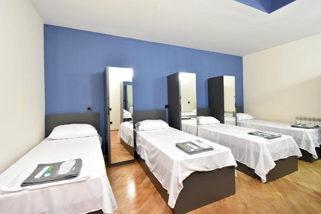 Postel nebo postele na pokoji v ubytování Tumanyan guest house