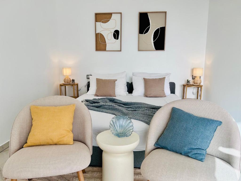 Khu vực ghế ngồi tại Villa Jadranka Rab apartman Nick