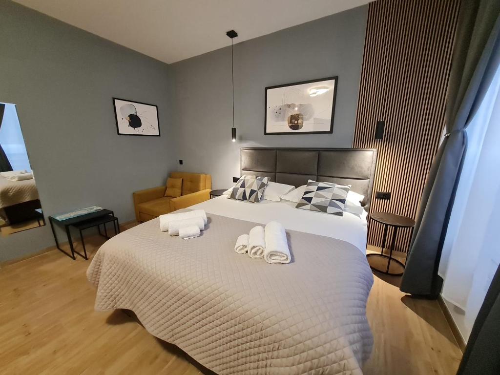 Ένα ή περισσότερα κρεβάτια σε δωμάτιο στο Lux Room 303