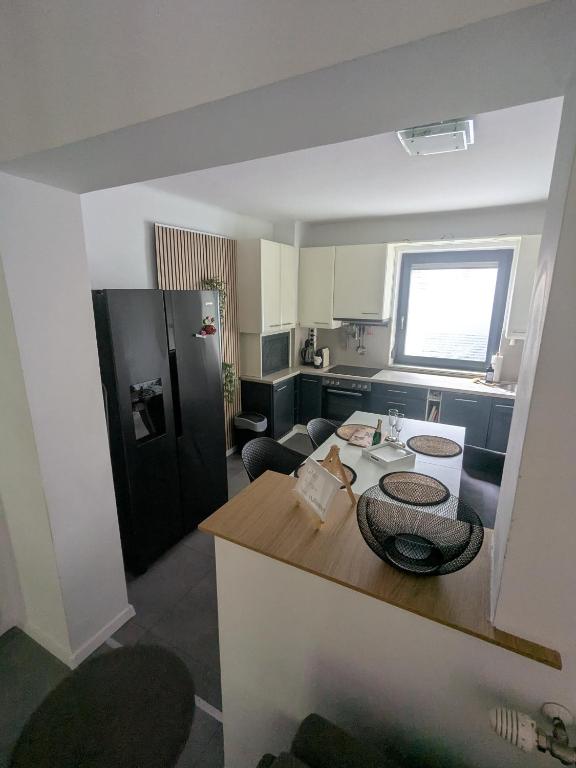 Kuchyň nebo kuchyňský kout v ubytování Klagenfurt Apartment