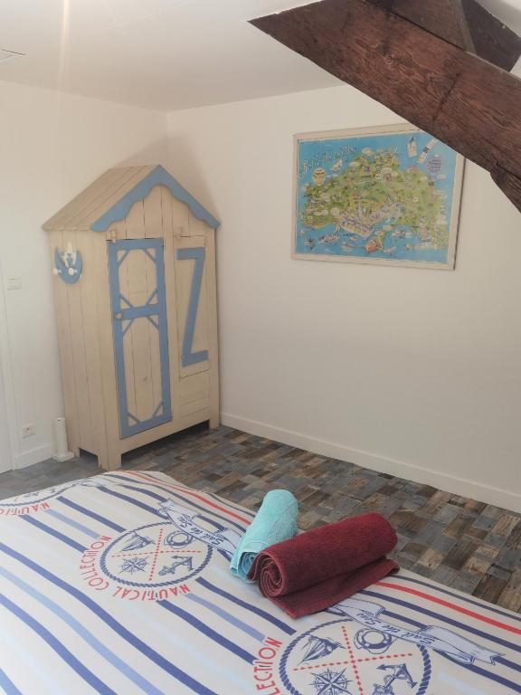 Postel nebo postele na pokoji v ubytování Domaine Duchentyls Chambres d hotes