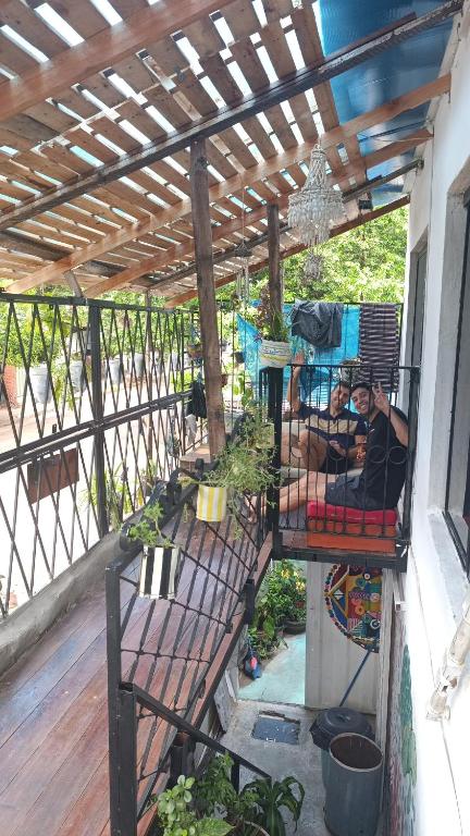 Balkón nebo terasa v ubytování La Petite Maison de Diana