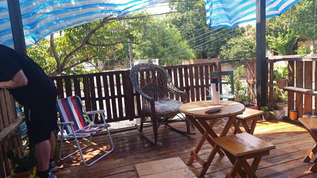Balkón nebo terasa v ubytování La Petite Maison de Diana