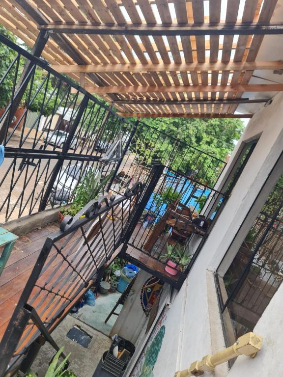 Balkón nebo terasa v ubytování La Petite Maison de Diana