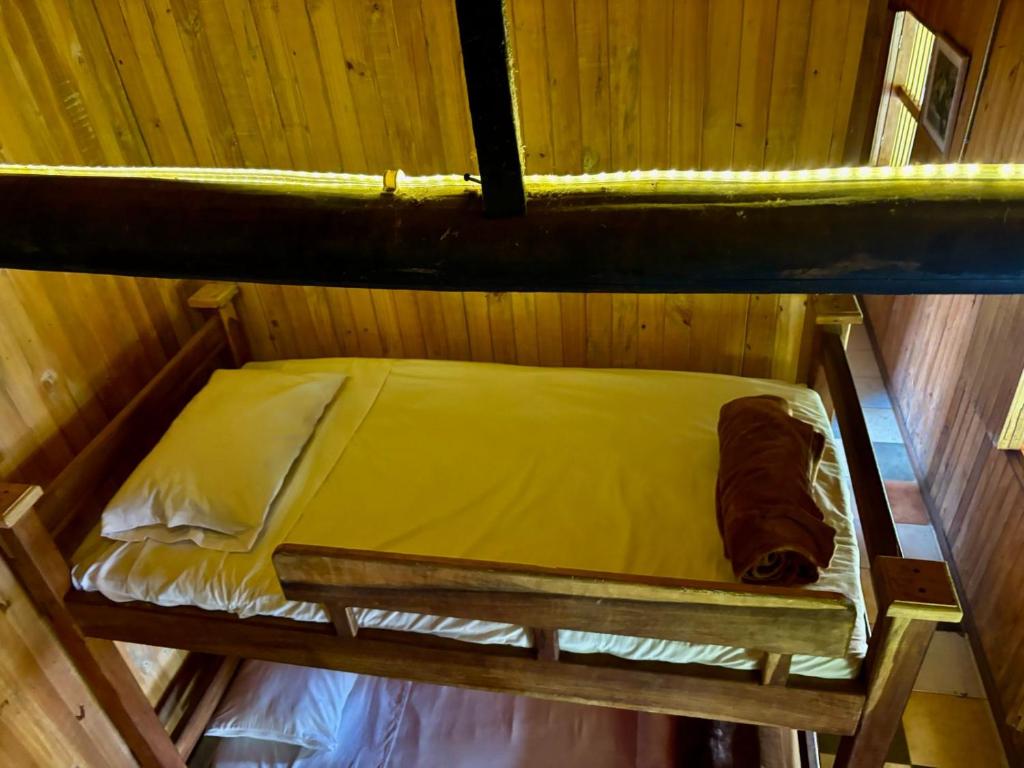 Postel nebo postele na pokoji v ubytování BioHotel Ecohouse