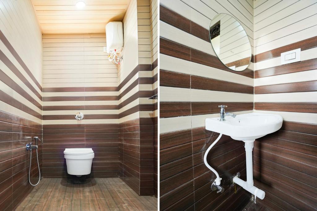 Koupelna v ubytování Super Hotel O Dabha Hilltop