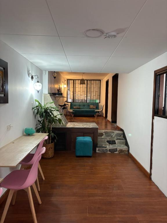 Posezení v ubytování Kuyay Yachi Hostel