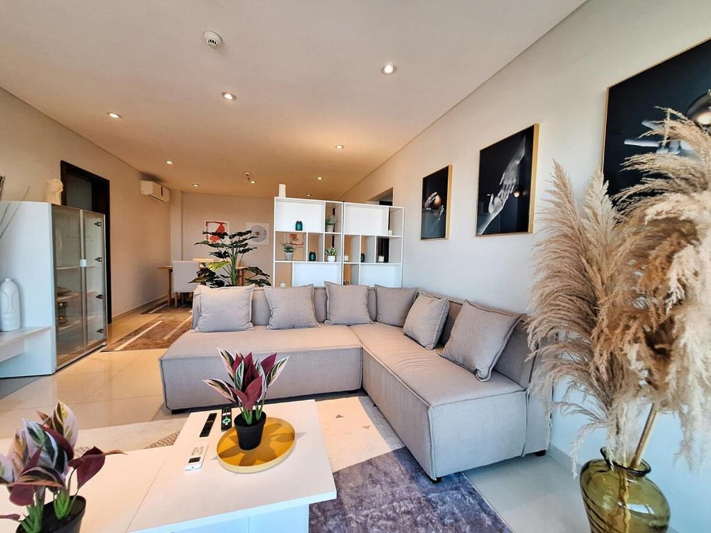 Posezení v ubytování Skyline Suite 180m2 Luxus