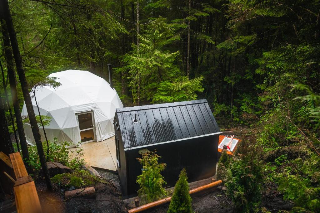Zahrada ubytování West Coast Trail Lodge
