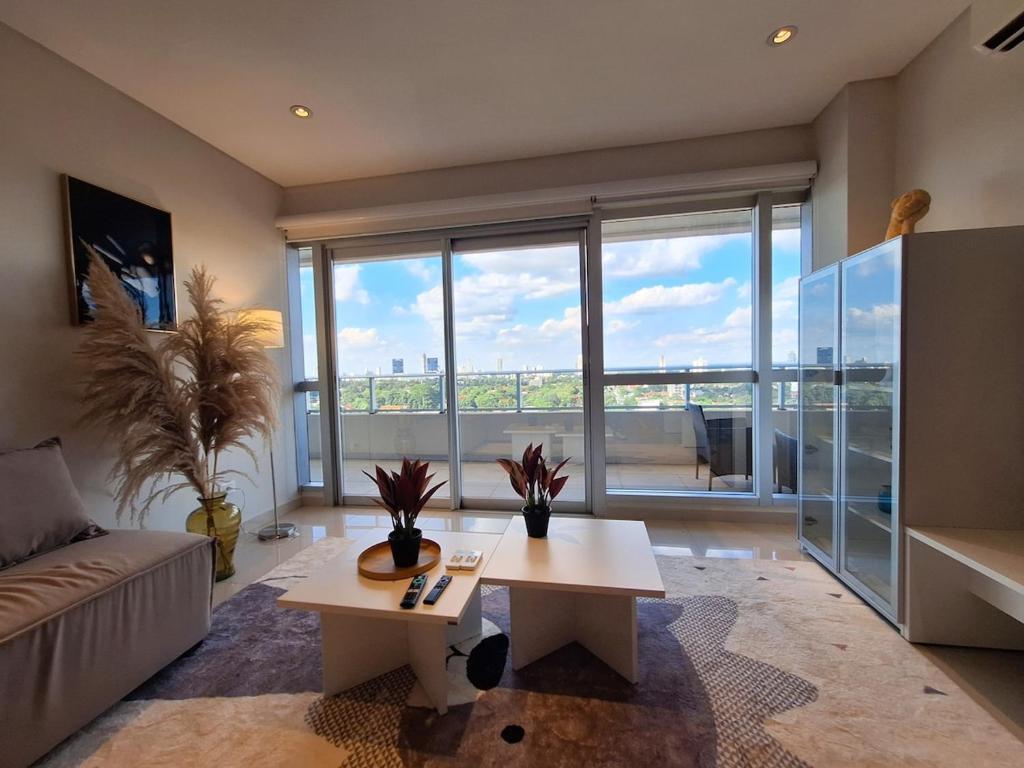 Posezení v ubytování Skyline Suite 180m2 Luxus