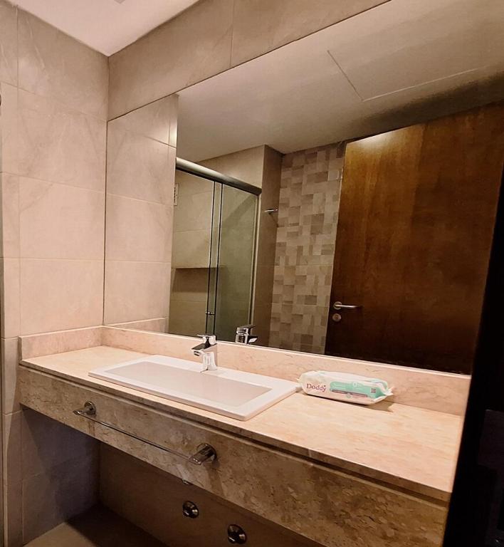 Koupelna v ubytování Skyline Suite 180m2 Luxus