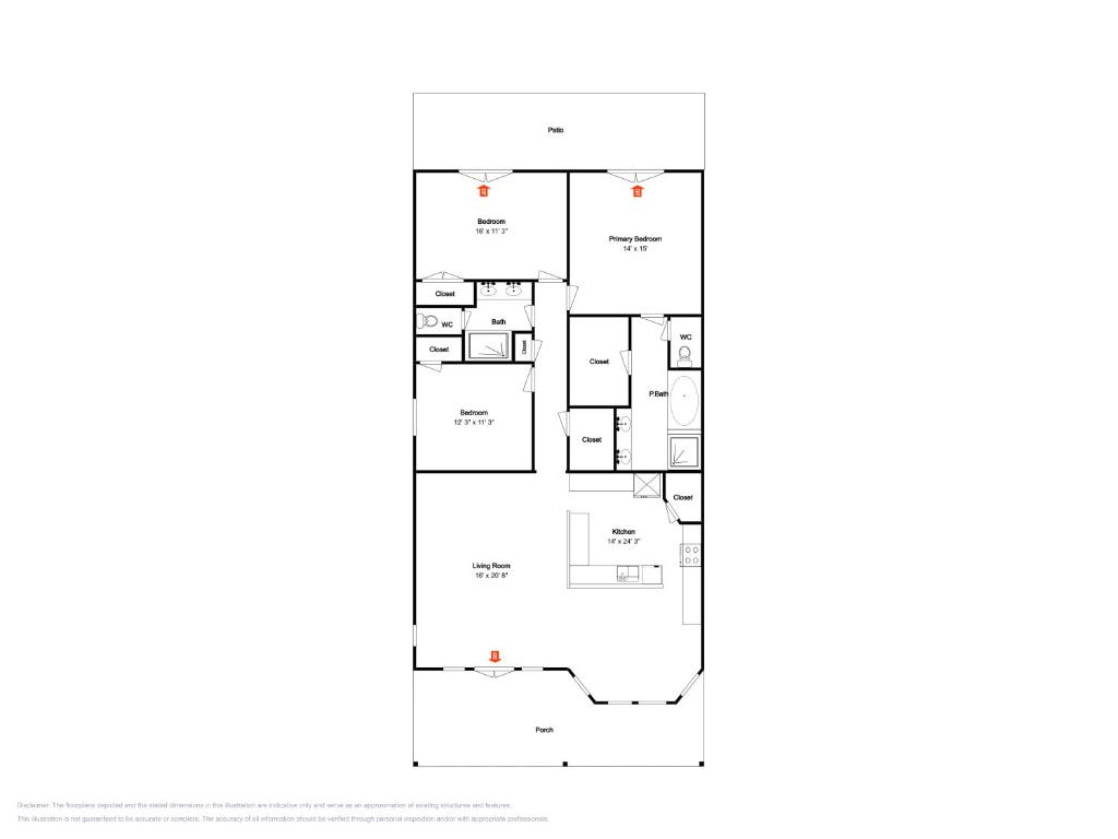 a house with a viewfourth floor plan at The Cats Meow in Rockport