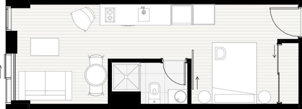 The Courtenay Chic Retreat 1BR Apartment - Resim 27