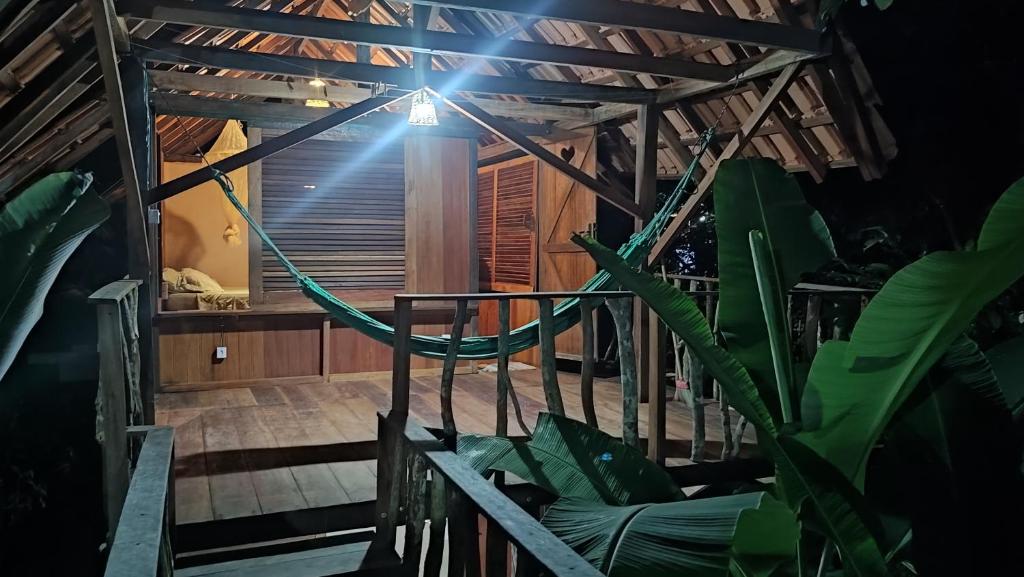 Fitness centrum a/nebo fitness zařízení v ubytování Casa Curuá