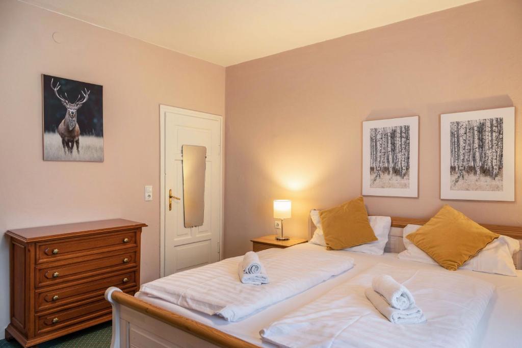 Postel nebo postele na pokoji v ubytování Chalet Sonneck - Seefeld
