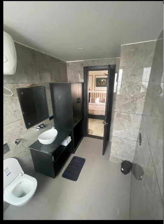 Koupelna v ubytování Khas Mahal Homestay