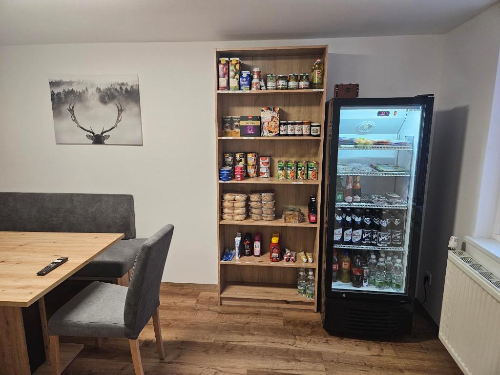 Kuchyň nebo kuchyňský kout v ubytování Günthers Apartments