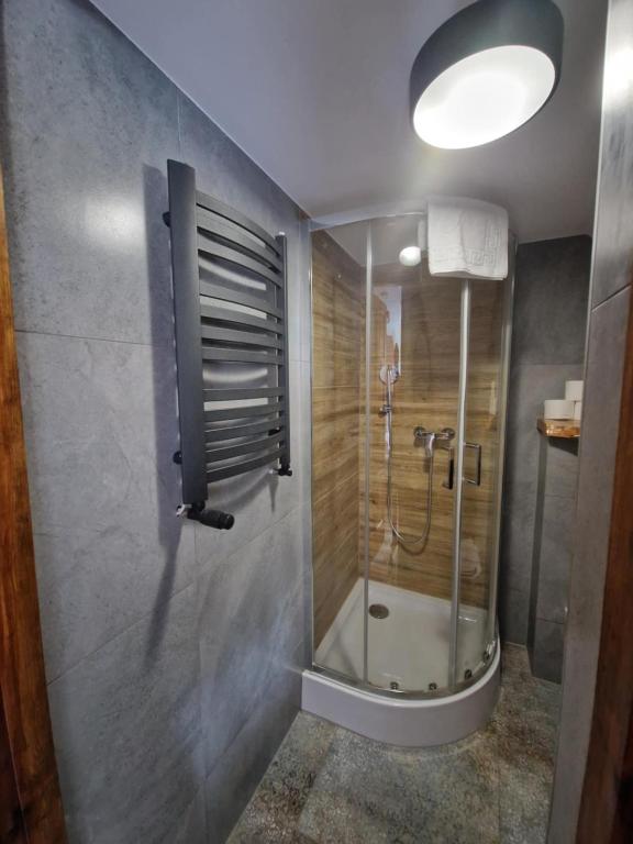 Koupelna v ubytování Zielony Jeleń - sauna i jacuzzi
