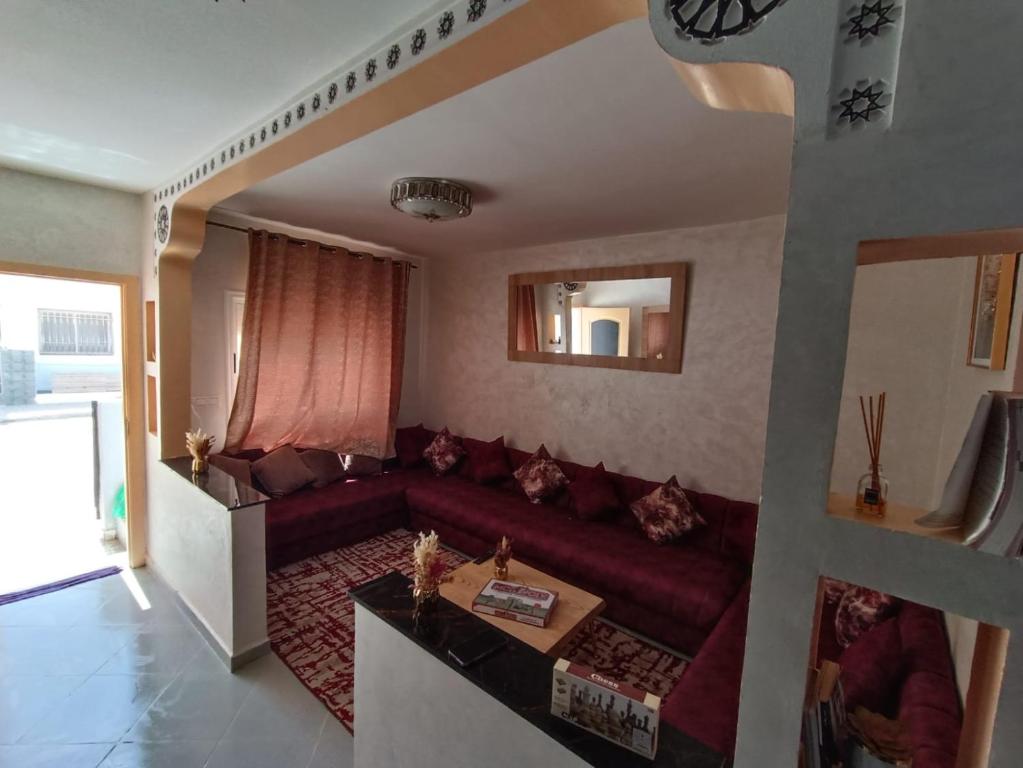Posezení v ubytování Mini villa dakhla