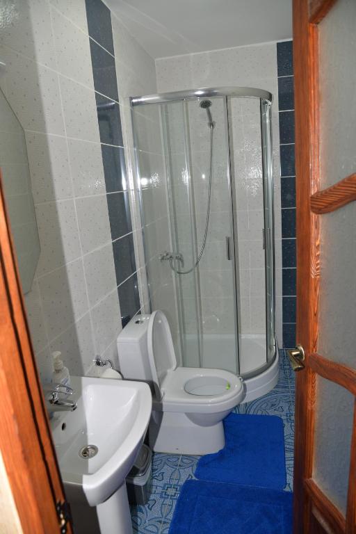 Koupelna v ubytování Syni Potoky