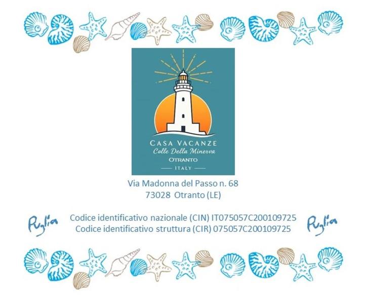 Certificado, premio, señal o documento que está expuesto en Casa vacanze Colle della Minerva