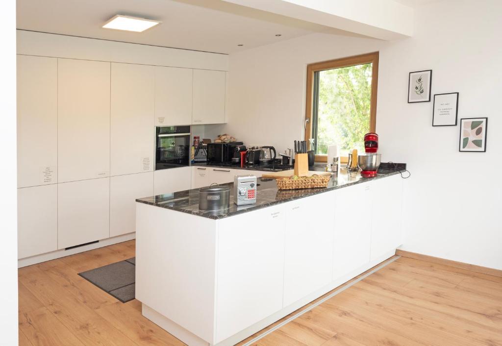 Kuchyň nebo kuchyňský kout v ubytování Luxus-Anwesen mit Charme - ganzes Haus mit Garten