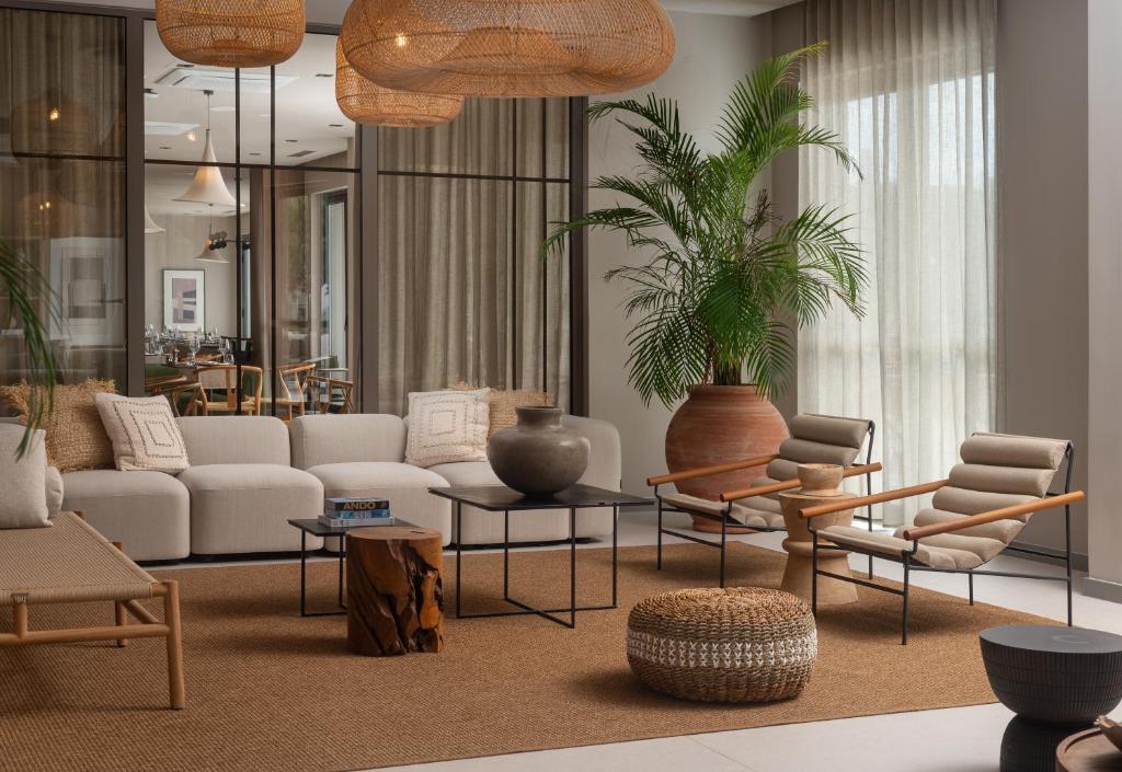 Posezení v ubytování Molum Hotel & Residences