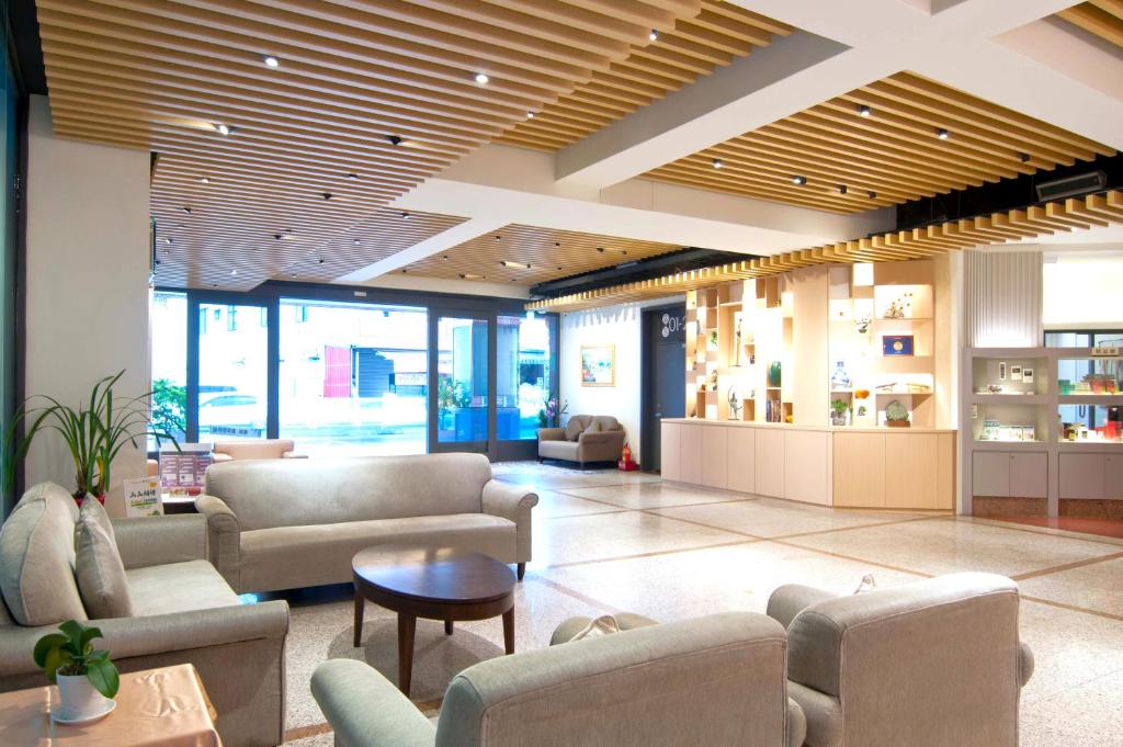Posezení v ubytování Liga Hotel