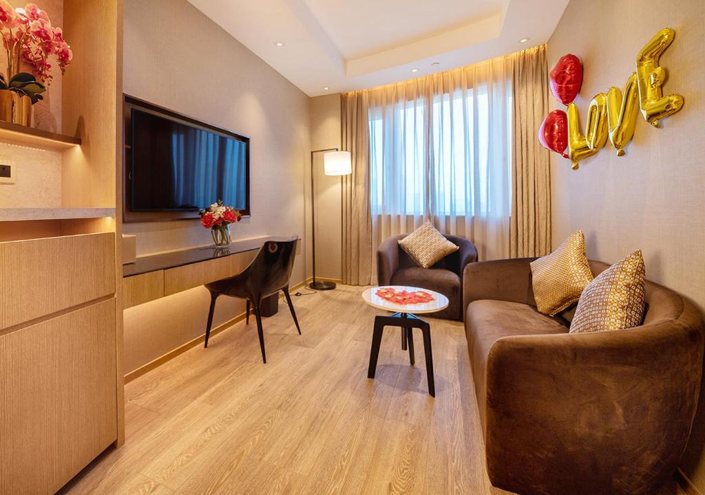 Posezení v ubytování Grand Dragon Hotel