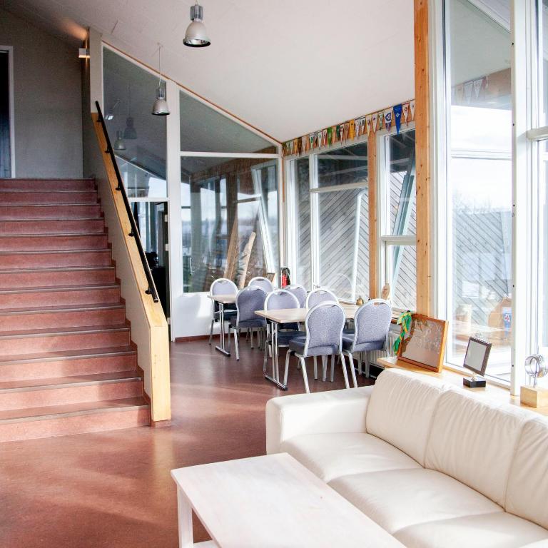 Posezení v ubytování Lava Hostel