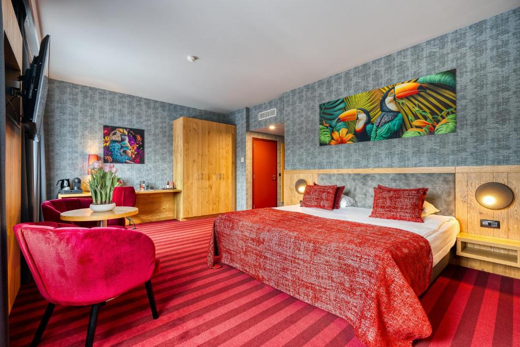 Postel nebo postele na pokoji v ubytování Hotel Verviers Van der Valk