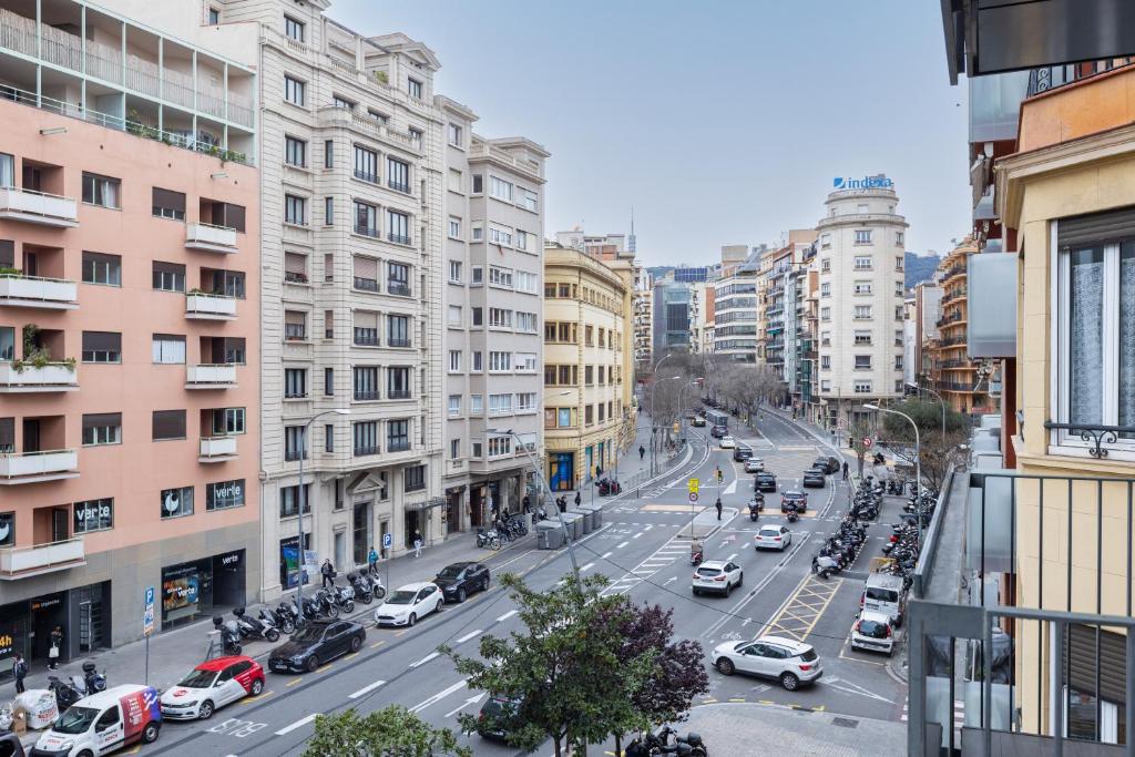 Výhľad na mesto Barcelona alebo výhľad na mesto priamo z apartmánu