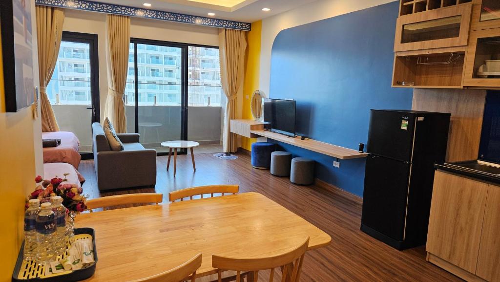Kuchyň nebo kuchyňský kout v ubytování Flc Sea Tower - ChillNow Căn hộ nghỉ dưỡng Quy Nhơn