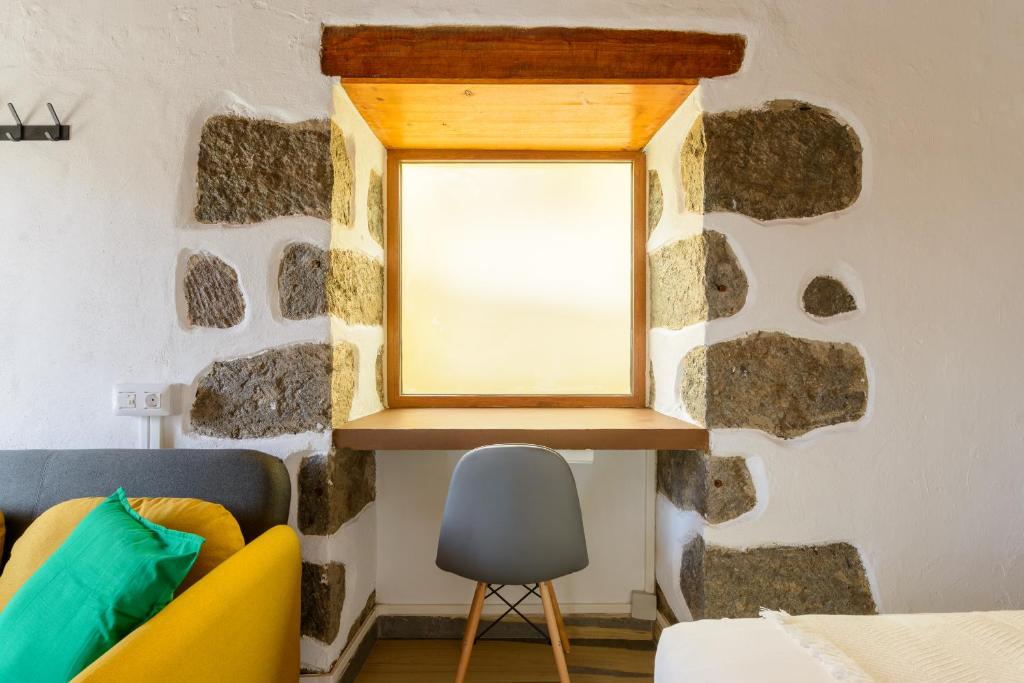 Posezení v ubytování Quinta entre palmeras