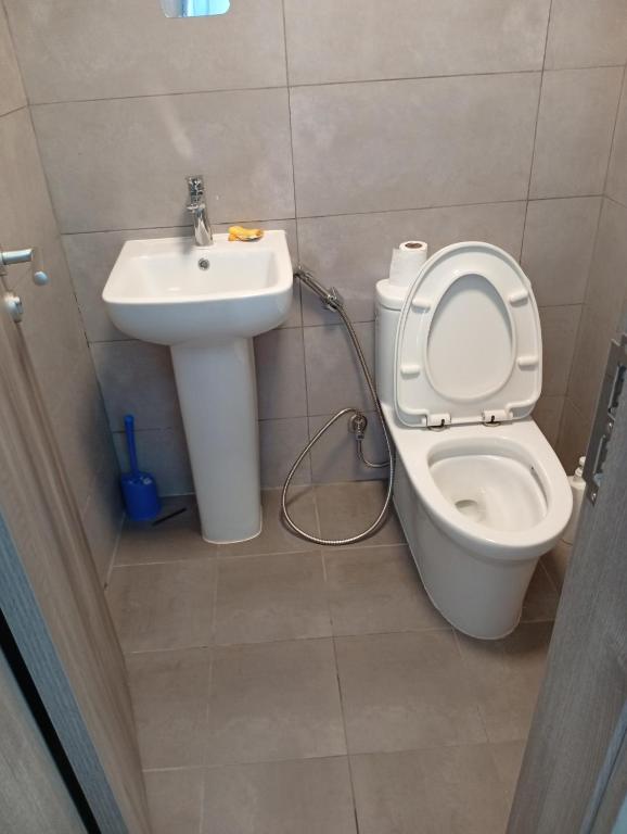 Koupelna v ubytování Shan Homestay