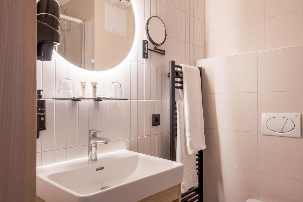 Koupelna v ubytování Hotel Vista