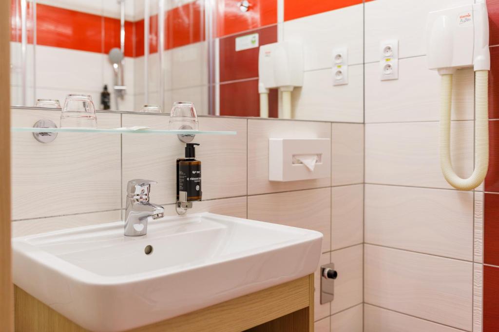 Koupelna v ubytování Hotel Vista