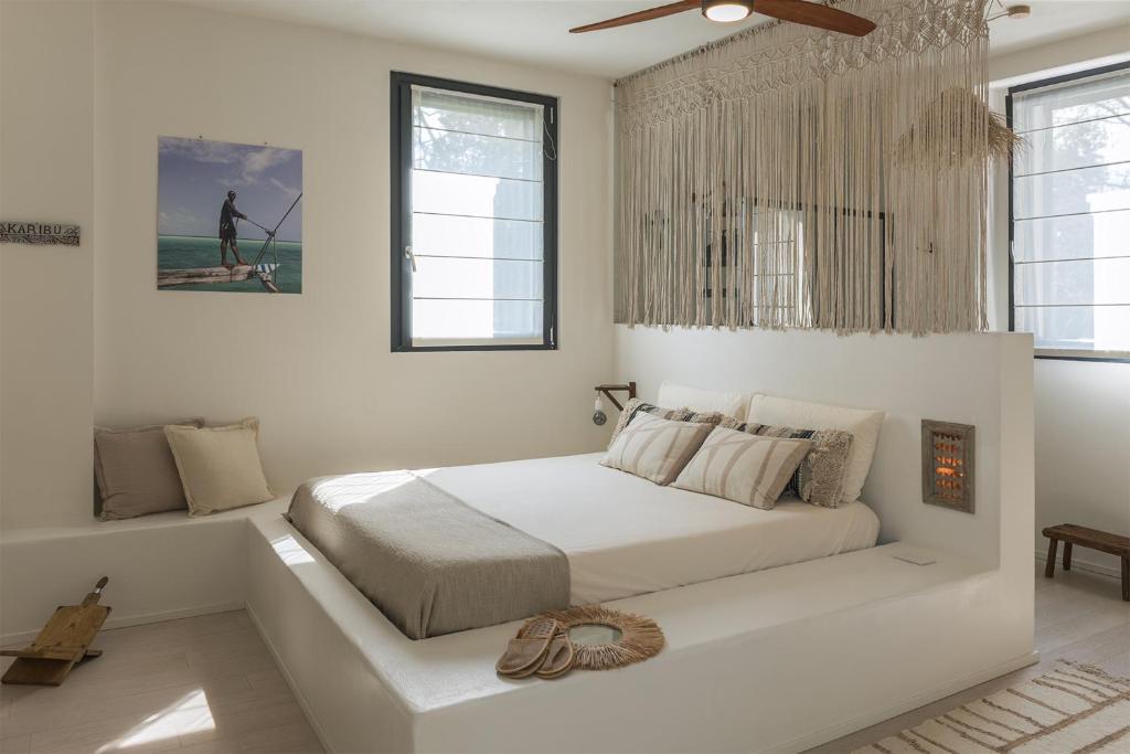 Postel nebo postele na pokoji v ubytování Saso' - Casa di charme e relax