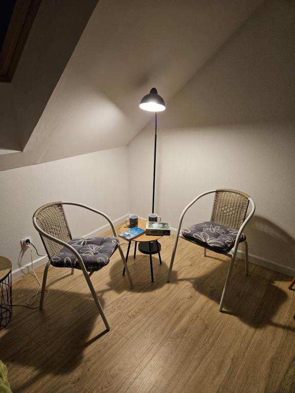 Posezení v ubytování Bursztynowa 1
