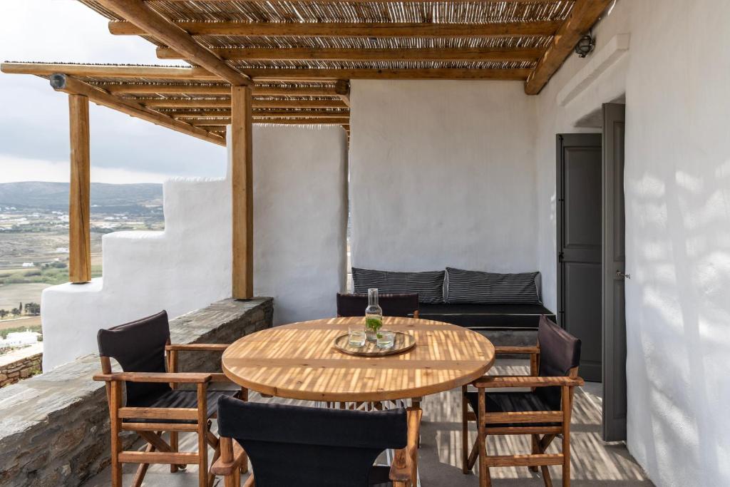 Posezení v ubytování Acron Villas Paros