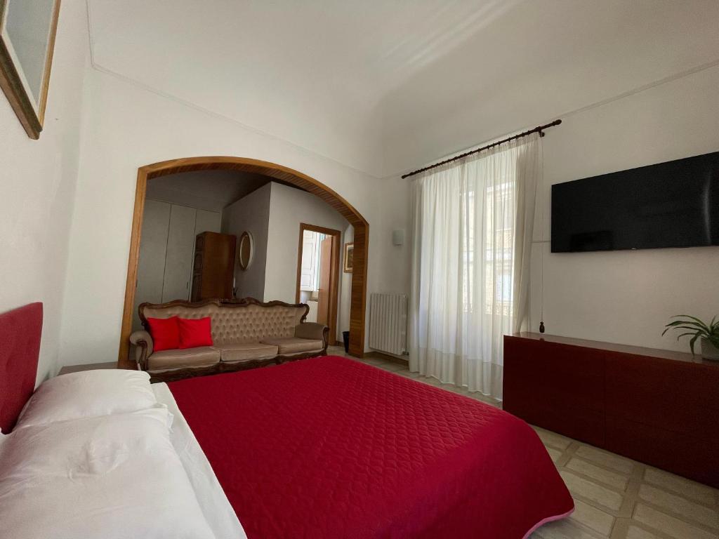 TV a/nebo společenská místnost v ubytování Mady's Guesthouse