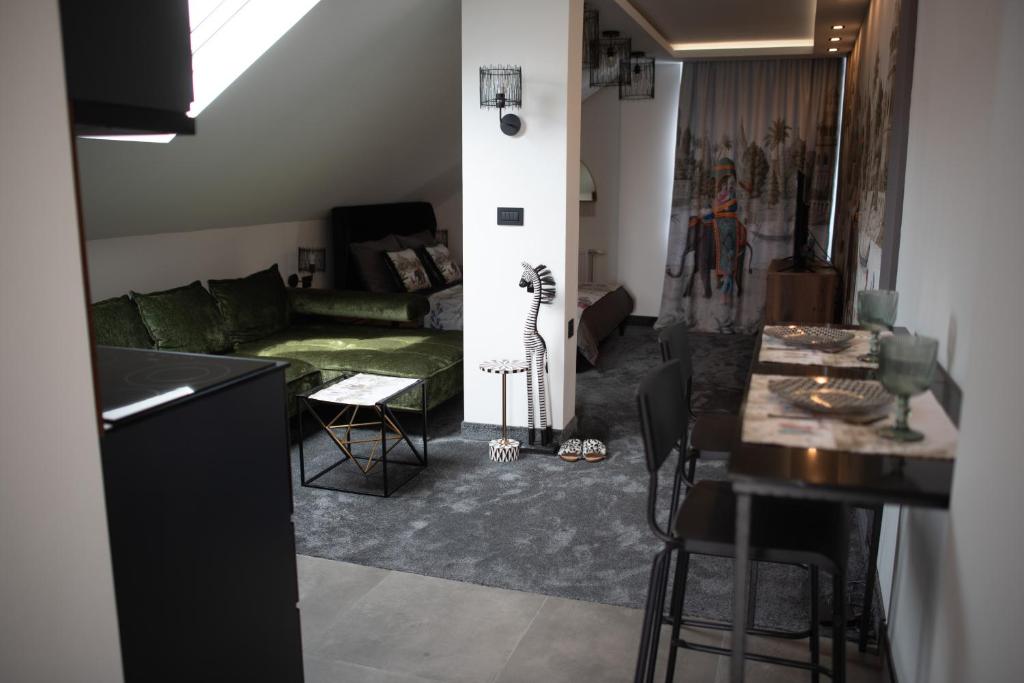 Posezení v ubytování Apartman Elephant